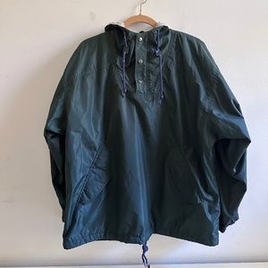 Gap Waterproof Hoodie, Forest Green, Size Small